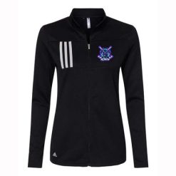 Ronin Hockey Ladies Adidas 3-Stripes Double Knit Full Zip Pullover