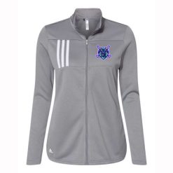 Alternative view of Ronin Hockey Ladies Adidas 3-Stripes Double Knit Full Zip Pullover