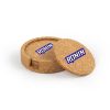 Ronin Hockey Circular Cork Coaster Set of 4 with holder