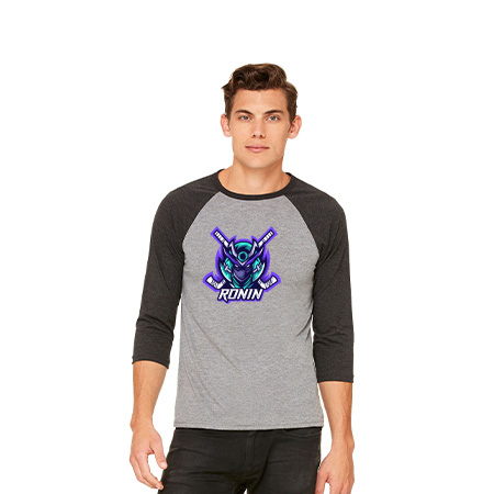 Ronin Hockey Unisex 3/4 Sleeve Baseball Tee - Image 23