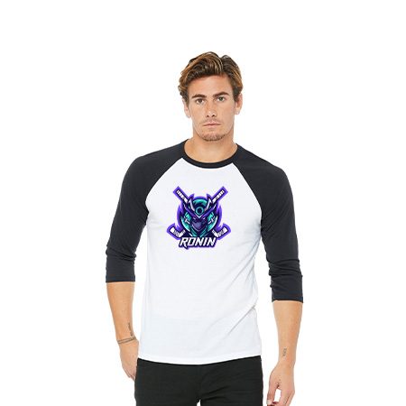 Ronin Hockey Unisex 3/4 Sleeve Baseball Tee - Image 8