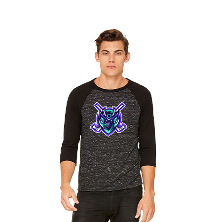 Ronin Hockey Unisex 3/4 Sleeve Baseball Tee - Image 21
