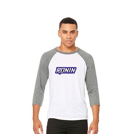 Ronin Hockey Unisex 3/4 Sleeve Baseball Tee - Image 14