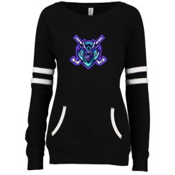 Alternative view of Ronin Hockey Ladies Varsity Fleece Crew Neck Pullover