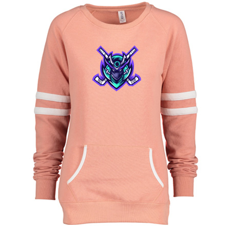 Ronin Hockey Ladies Varsity Fleece Crew Neck Pullover