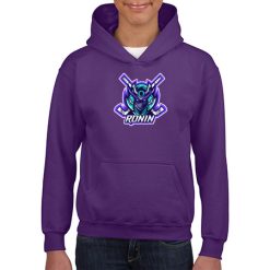 Alternative view of Ronin Hockey Youth Heavy Blend™ Youth Hooded Sweatshirt