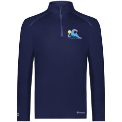 Alternative view of GLAQ Adult Coolcore 1/4 Zip Pullover