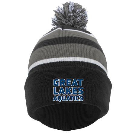 GLAQ KNIT FOLD OVER POM-POM BEANIE - Image 23