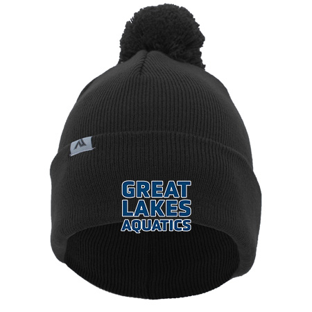 GLAQ KNIT FOLD OVER POM-POM BEANIE - Image 28