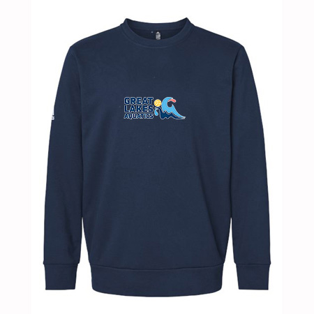 GLAQ Adidas Fleece Crewneck Sweatshirt - Image 3
