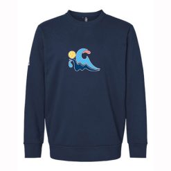 Alternative view of GLAQ Adidas Fleece Crewneck Sweatshirt