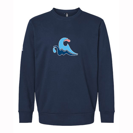 GLAQ Adidas Fleece Crewneck Sweatshirt - Image 4