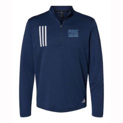 GLAQ Adult Adidas 3-Stripes Double Knit Quarter-Zip Pullover