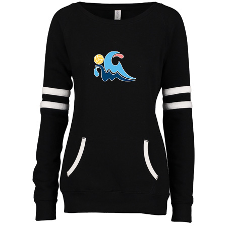 GLAQ Ladies Varsity Fleece Crew Neck Pullover - Image 17