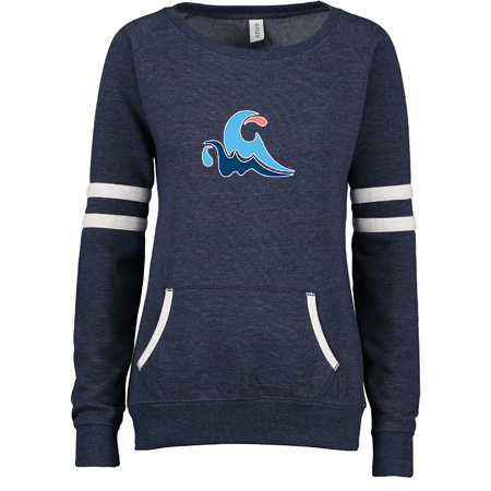 GLAQ Ladies Varsity Fleece Crew Neck Pullover - Image 7