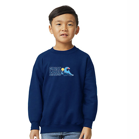 GLAQ Youth Heavy Blend™ Youth Crewneck Sweatshirt - Image 3
