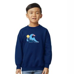 Alternative view of GLAQ Youth Heavy Blend™ Youth Crewneck Sweatshirt