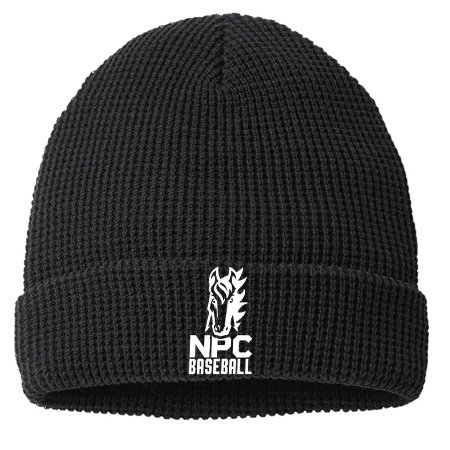 NPC Baseball Waffle Cuff Beanie - Image 3