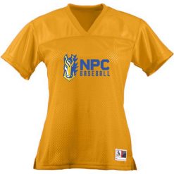 Alternative view of NPC Baseball Ladies Junior Fit Replica Football Tee