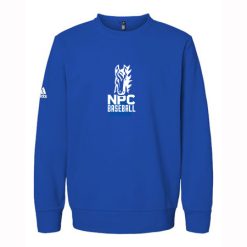 Alternative view of NPC Baseball Adidas Fleece Crewneck Sweatshirt