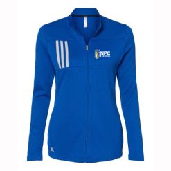 Alternative view of NPC Baseball Ladies Adidas 3-Stripes Double Knit Full Zip Pullover