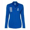 NPC Baseball Ladies Adidas 3-Stripes Double Knit Full Zip Pullover