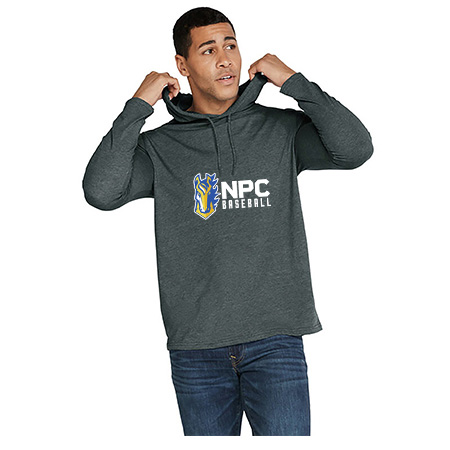 NPC Baseball Adult Softstyle Adult Lightweight Hooded Tee - Image 13