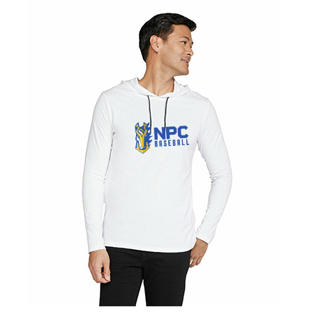 NPC Baseball Adult Softstyle Adult Lightweight Hooded Tee - Image 5