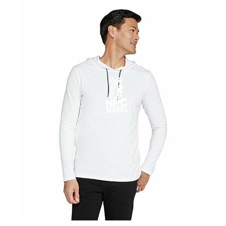 NPC Baseball Adult Softstyle Adult Lightweight Hooded Tee - Image 8
