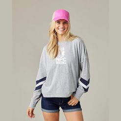 NPC Baseball Ladies Boxy Varsity Long Sleeve Tee