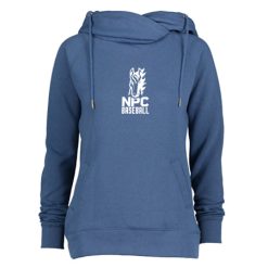 Alternative view of NPC Baseball Ladies Classic Fleece Funnel Neck Pullover Hood