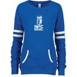 NPC Baseball Ladies Varsity Fleece Crew Neck Pullover