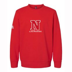 NV Mens Lacrosse Adidas Fleece Crewneck Sweatshirt