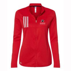 Alternative view of NV Mens Lacrosse Ladies Adidas 3-Stripes Double Knit Full Zip Pullover