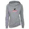 NV Mens Lacrosse Ladies Classic Fleece Funnel Neck Pullover Hood