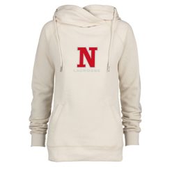 Alternative view of NV Mens Lacrosse Ladies Classic Fleece Funnel Neck Pullover Hood