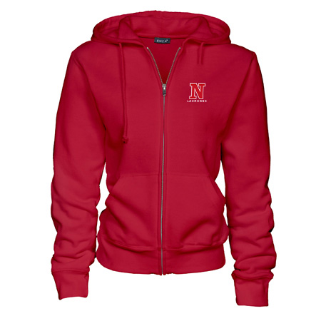 NV Mens Lacrosse Ladies Full Zip Fleece Hoodie
