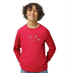 Alternative view of NV Mens Lacrosse Youth Heavy Cotton™ Youth Long Sleeve T-Shirt