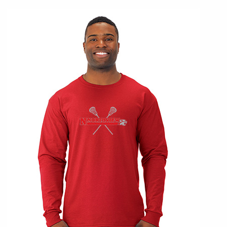 NV Mens Lacrosse Adult Dri-Power Unisex Long Sleeve T-Shirt - Image 3