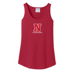 NV Mens Lacrosse Ladies Ladies Core Cotton Tank Top