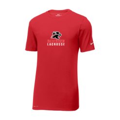 NV Mens Lacrosse Nike Dri-FIT Cotton/Poly Tee