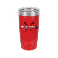 NV Mens Lacrosse 22oz Stainless Steel Tumbler