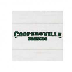 Coopersville White Wood Pallet Coaster Set of 1 no holder