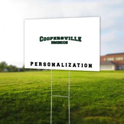 Alternative view of Coopersville Yard Sign