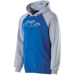 Alternative view of Cottage Life Youth Banner Hoodie