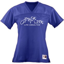 Cottage Life Ladies Junior Fit Replica Football Tee