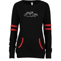 Cottage Life Ladies Varsity Fleece Crew Neck Pullover
