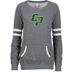 Alternative view of Comstock Park Ladies Varsity Fleece Crew Neck Pullover