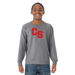 Alternative view of Cedar Springs Youth DRI-POWER® Youth Long Sleeve T-Shirt