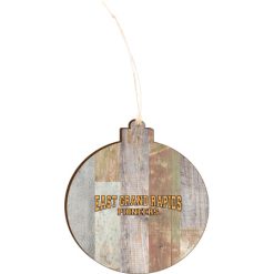 Alternative view of EGR Light 4.18 X 3.86 Faux Wood Ornament